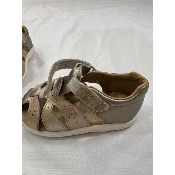 Stride Rite Toddler Girls Size 7 SRTech Xena Leather Sandals - Picture 4 of 7